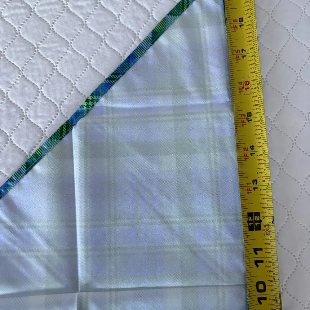 NEW Set of 4 Plaid Dog Triangle Bandana Small Breed Size 18.8 x 13.3 x 13.3 inch